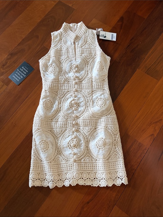Tuckernuck Dresses & Skirts - Tuckernuck Cream Crochet Mini Dress